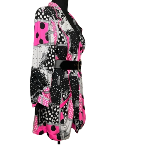 Two Piece 90s Abstract Shirt And Jacket - Picture 3 of 9